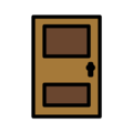 door on platform OpenMoji