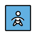 baby symbol on platform OpenMoji