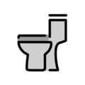 toilet on platform OpenMoji