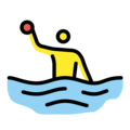 person playing water polo on platform OpenMoji