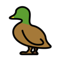 duck on platform OpenMoji