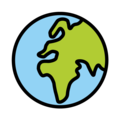 earth africa on platform OpenMoji