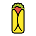 burrito on platform OpenMoji