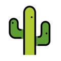 cactus on platform OpenMoji