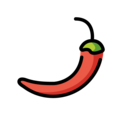 hot pepper on platform OpenMoji