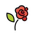 rose on platform OpenMoji