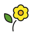 blossom on platform OpenMoji