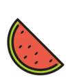 watermelon on platform OpenMoji