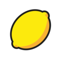 lemon on platform OpenMoji