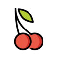 cherries on platform OpenMoji