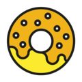 doughnut on platform OpenMoji