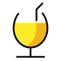 tropical drink on platform OpenMoji
