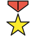 medal on platform OpenMoji