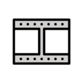 film frames on platform OpenMoji