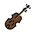 violin on platform OpenMoji