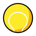 tennis on platform OpenMoji