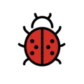 ladybug on platform OpenMoji