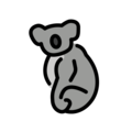 koala on platform OpenMoji