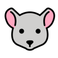 mouse face on platform OpenMoji