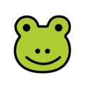 frog on platform OpenMoji