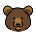 bear on platform OpenMoji