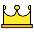 crown on platform OpenMoji