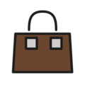handbag on platform OpenMoji