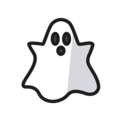 ghost on platform OpenMoji