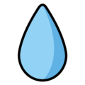 droplet on platform OpenMoji