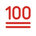 100 on platform OpenMoji