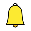 bell on platform OpenMoji
