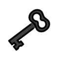 old key on platform OpenMoji