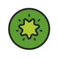 kiwifruit on platform OpenMoji