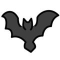 bat on platform OpenMoji