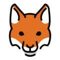 fox face on platform OpenMoji