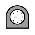 timer clock on platform OpenMoji