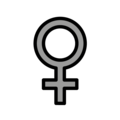female sign on platform OpenMoji