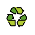 recycle on platform OpenMoji