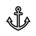 anchor on platform OpenMoji