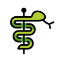medical symbol on platform OpenMoji