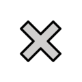 heavy multiplication x on platform OpenMoji