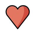 heart on platform OpenMoji