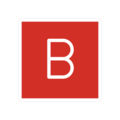 B button (blood type) on platform OpenMoji