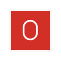 O button (blood type) on platform OpenMoji