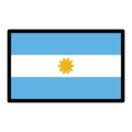 flag: Argentina on platform OpenMoji