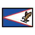 flag: American Samoa on platform OpenMoji
