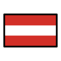 flag: Austria on platform OpenMoji