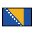flag: Bosnia & Herzegovina on platform OpenMoji