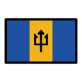 flag: Barbados on platform OpenMoji