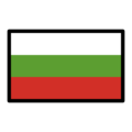 flag: Bulgaria on platform OpenMoji